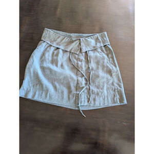 Women's Vince Olive Green Mini Skirt US 6